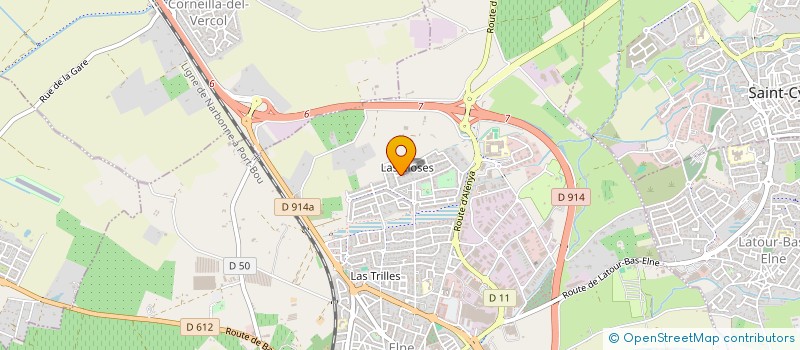 localisation de l'entreprise ELJ MASONRY à ELNE