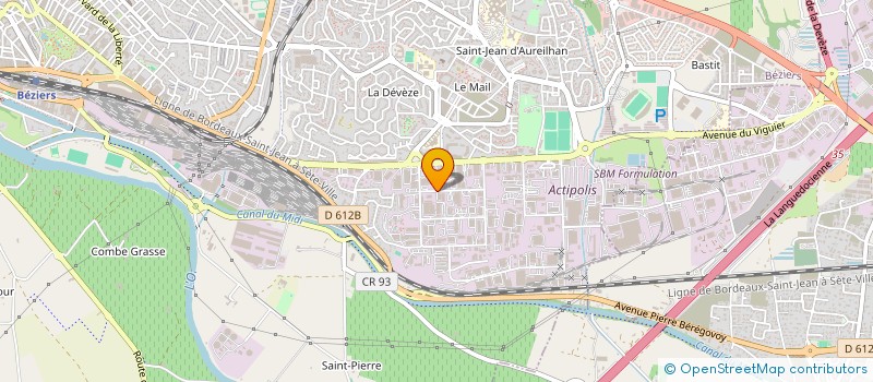 localisation de l'entreprise ELJ-SERVICES à BEZIERS