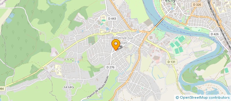 localisation de l'entreprise ELJ SOLUTIONS  BELLERIVE-SUR-ALLIER