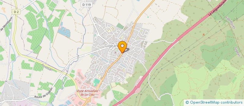 localisation de l'entreprise ELJAWDA  GIGEAN