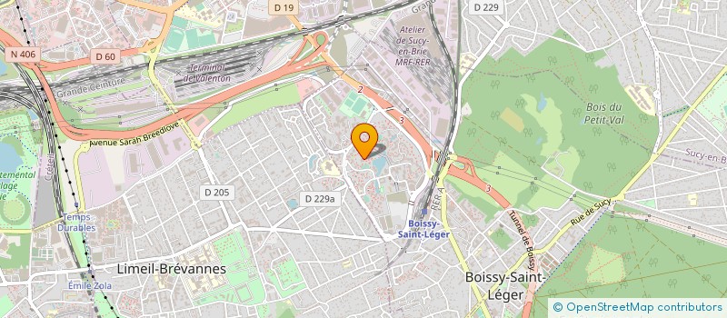 localisation de l'entreprise ELJEE TRANSPORTS à BOISSY-SAINT-LEGER