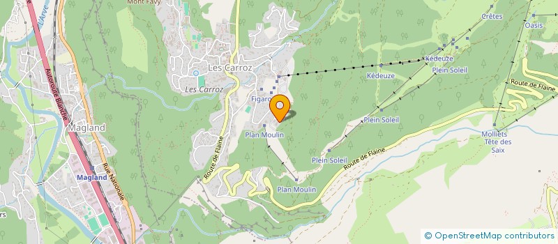 localisation de l'entreprise ELJI  ARACHES-LA-FRASSE