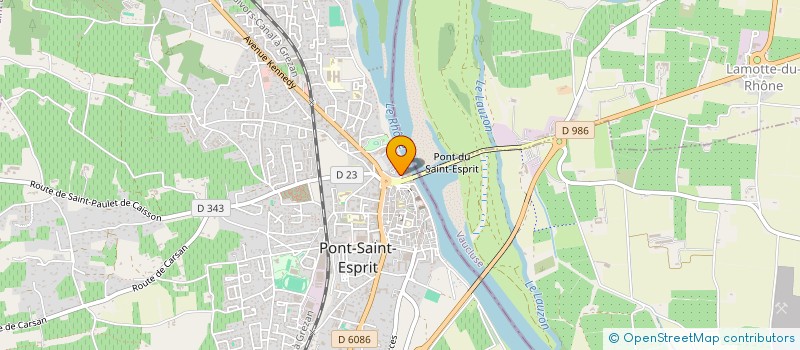 localisation de l'entreprise ELJI  PONT-SAINT-ESPRIT