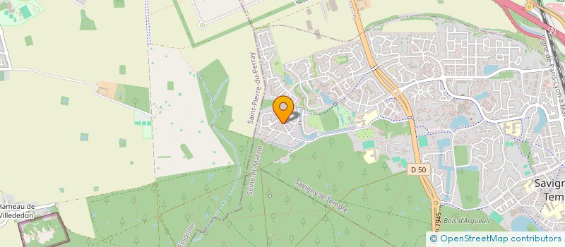 localisation de l'entreprise ELJID GROUPE  SAVIGNY-LE-TEMPLE