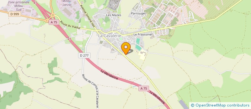 localisation de l'entreprise ELJL  LA CAVALERIE