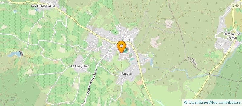 localisation de l'entreprise ELJM IMMO  CLARET