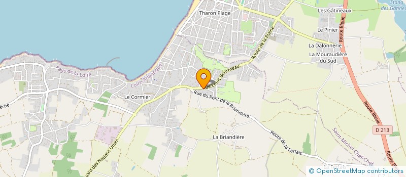 localisation de l'entreprise ELJONA PRIMEURS à LA PLAINE-SUR-MER