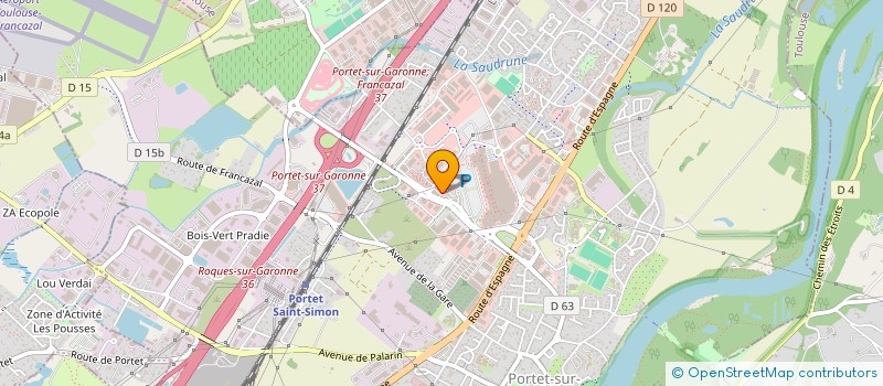 localisation de l'entreprise ELJU COMMERCES  PORTET-SUR-GARONNE