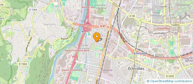 localisation de l'entreprise ELJUNI  ECHIROLLES