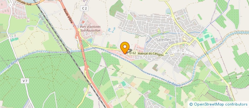 localisation de l'entreprise ELJY  SALEILLES