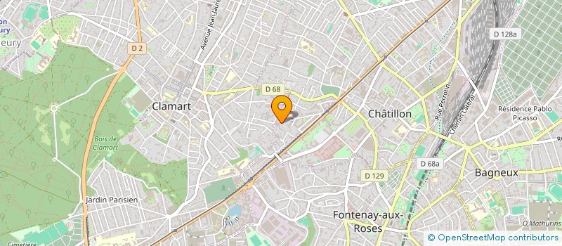 localisation de l'entreprise ELJY HOLDING  CHATILLON