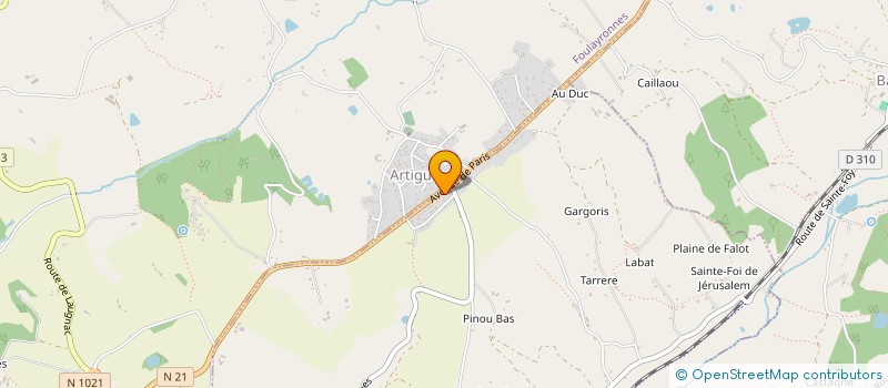 localisation de l'entreprise ELK  PONT-DU-CASSE