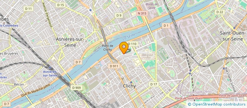 localisation de l'entreprise ELK à CLICHY