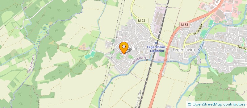 localisation de l'entreprise ELK  FEGERSHEIM