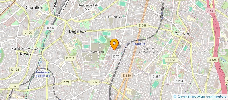 localisation de l'entreprise ELK CONSULTING à BAGNEUX