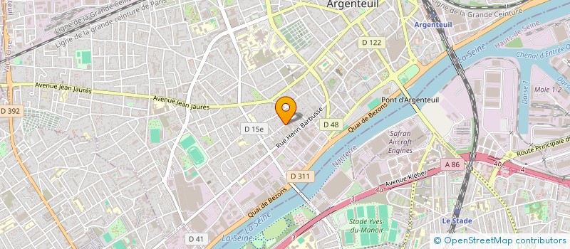 localisation de l'entreprise ELK EXPERTISE COMPTABLE  ARGENTEUIL