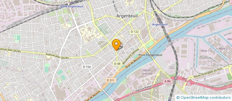 localisation de l'entreprise ELK FRANCE à ARGENTEUIL