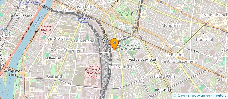 localisation de l'entreprise ELK INVEST  LYON