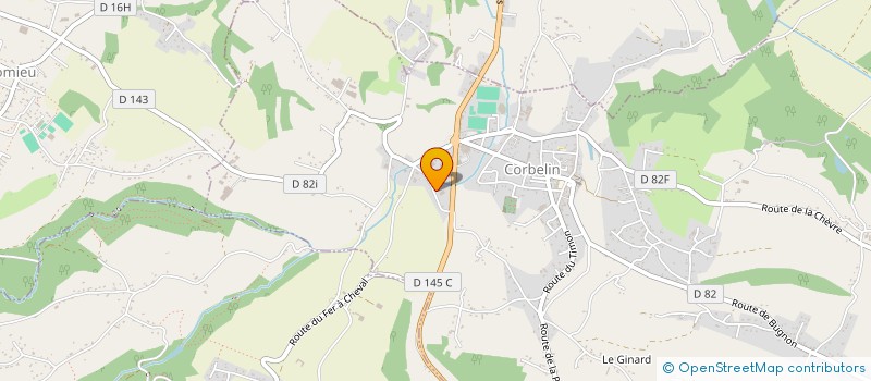 localisation de l'entreprise ELKA  CORBELIN