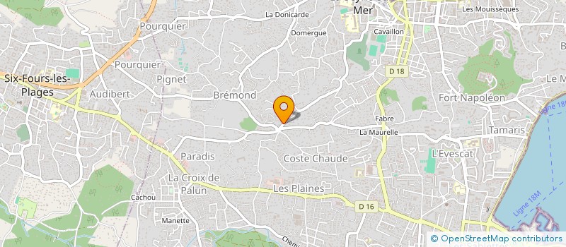 localisation de l'entreprise ELKA  LA SEYNE-SUR-MER