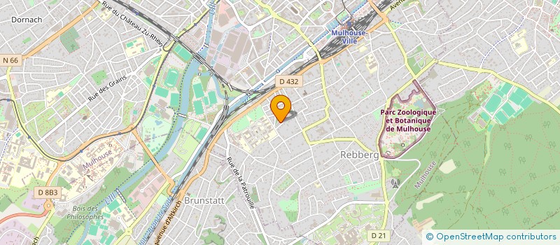 localisation de l'entreprise ELKA à MULHOUSE