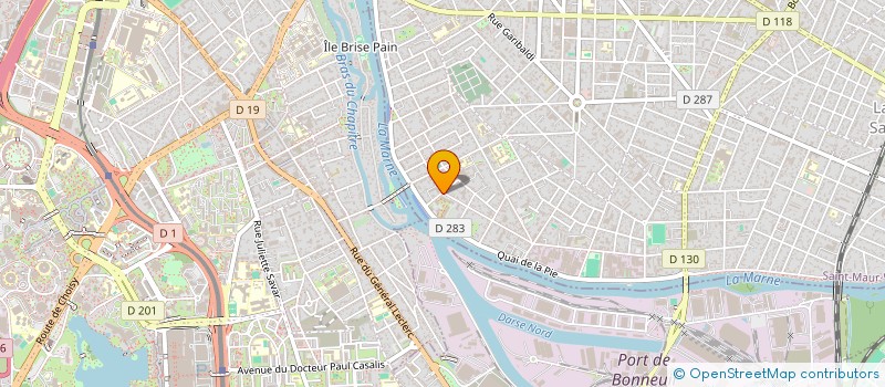 localisation de l'entreprise ELKA CONSULTING à SAINT-MAUR-DES-FOSSES