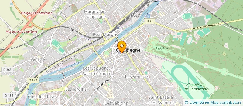 localisation de l'entreprise ELKAM  COMPIEGNE