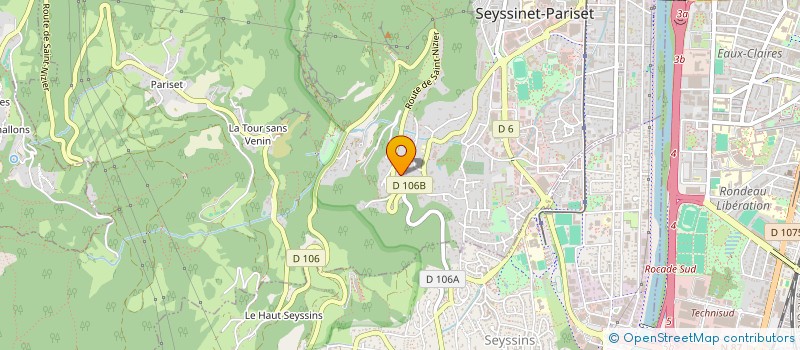 localisation de l'entreprise ELKAMI CONSEIL à SEYSSINET-PARISET