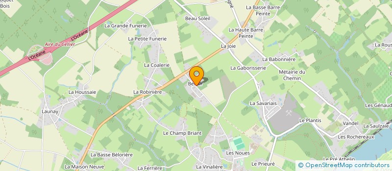 localisation de l'entreprise ELKAR  LE CELLIER