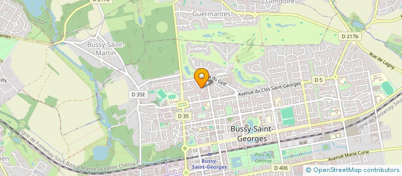 localisation de l'entreprise ELKARE  BUSSY-SAINT-GEORGES