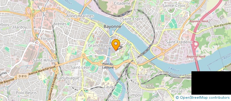 localisation de l'entreprise ELKARTASUNA ETA LAGUNTZA à BAYONNE