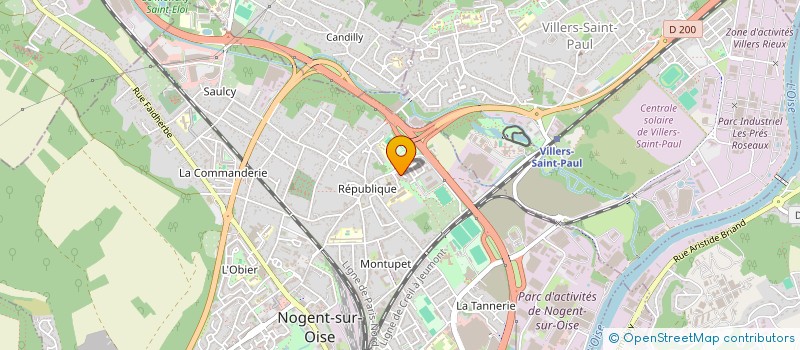 localisation de l'entreprise ELKATECH à NOGENT-SUR-OISE