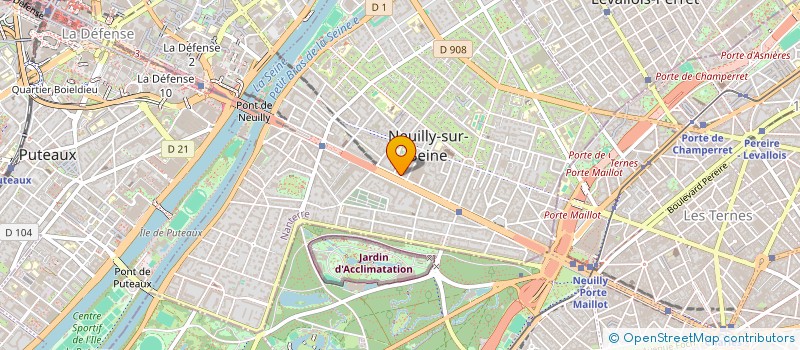 localisation de l'entreprise ELKEM TESTVIRKSOMHET III  NEUILLY-SUR-SEINE