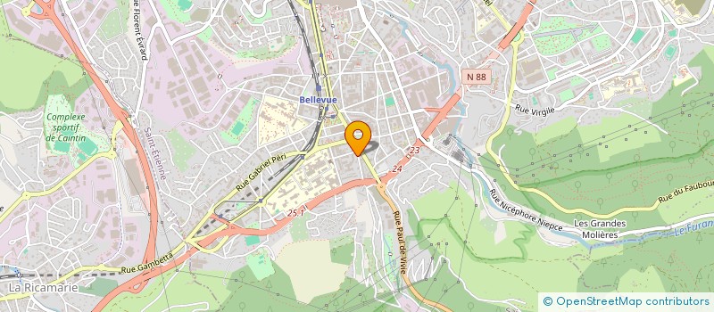 localisation de l'entreprise ELKEOZ DISTRIBUTION  SAINT-ETIENNE