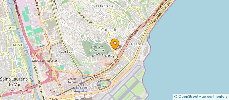 localisation de l'entreprise ELKERMIMMO à NICE