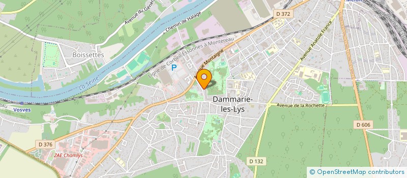localisation de l'entreprise ELKIA à DAMMARIE-LES-LYS