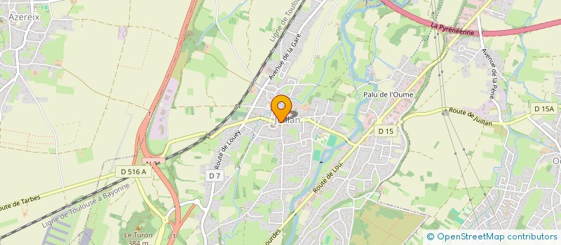 localisation de l'entreprise ELKINE  JUILLAN