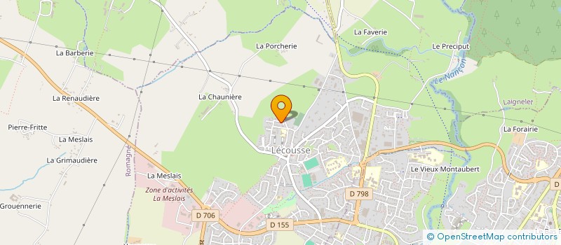 localisation de l'entreprise ELKO  LECOUSSE