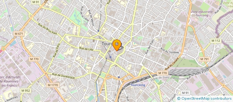 localisation de l'entreprise ELKOVAS FRANCE  TOURCOING