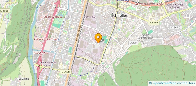 localisation de l'entreprise ELL' à ECHIROLLES
