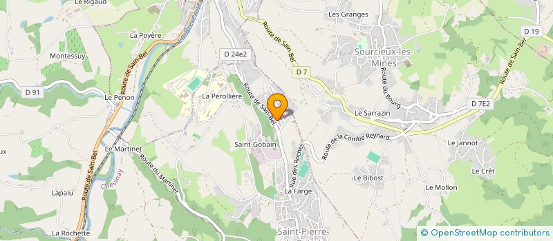 localisation de l'entreprise ELL'ADMIN  EVEUX