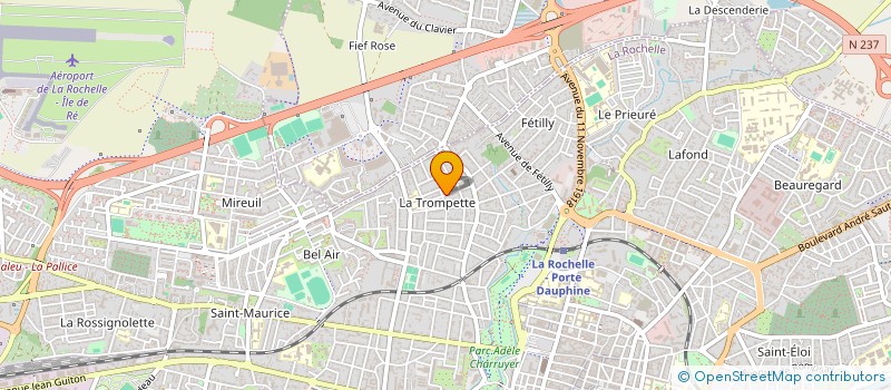 localisation de l'entreprise ELL.EMM HOLDING  LA ROCHELLE