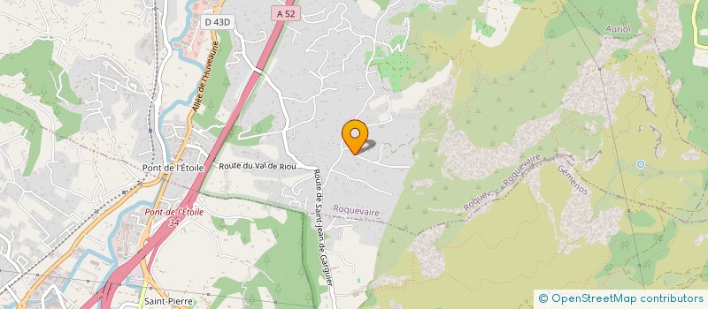 localisation de l'entreprise ELL'ESSENTIEL  ROQUEVAIRE