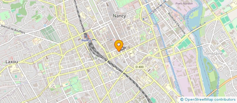 localisation de l'entreprise ELL FINANCE  NANCY