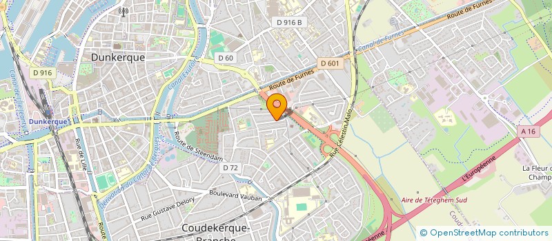 localisation de l'entreprise ELL'MDANSER  COUDEKERQUE-BRANCHE