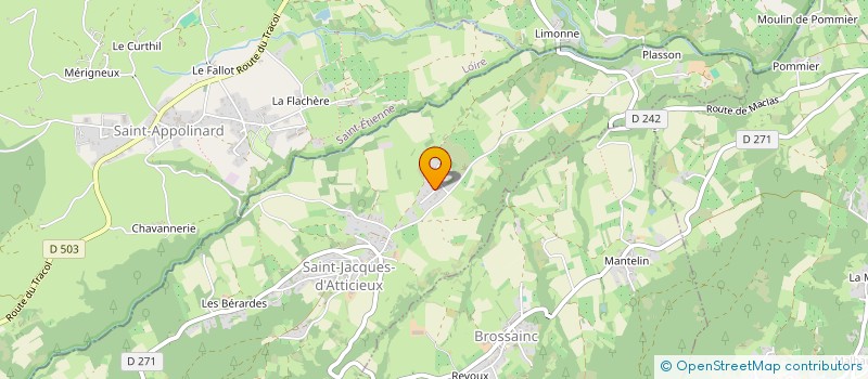 localisation de l'entreprise ELL PHOTOGRAPHE  SAINT-JACQUES-D'ATTICIEUX