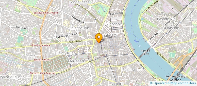 localisation de l'entreprise ELL'S à BORDEAUX