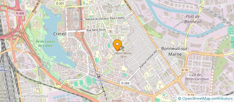 localisation de l'entreprise ELL'S  CRETEIL