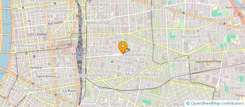 localisation de l'entreprise ELLA  LYON