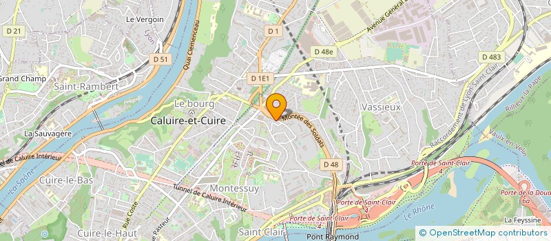 localisation de l'entreprise ELLA  CALUIRE-ET-CUIRE